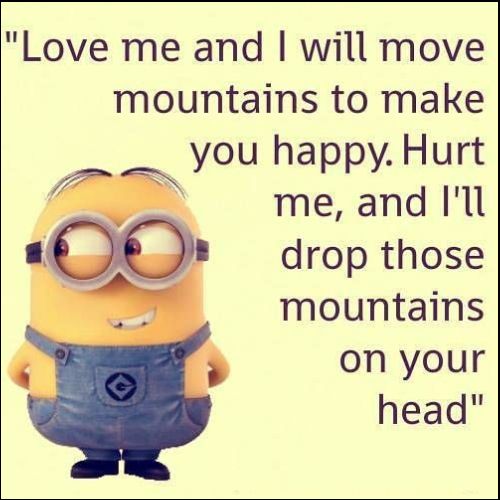 witty positive minion quotes