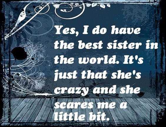 28 Funny Sister Quotes To Laugh Challenge 4