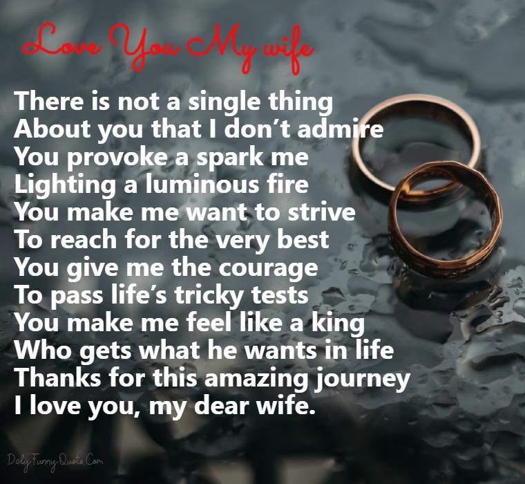 I Love You My Wife Poems I Love You My Wife Poems