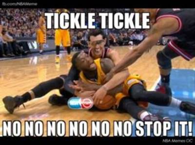 Funniest NBA Meme “Tickle tickle no no no no no no no stop it!”