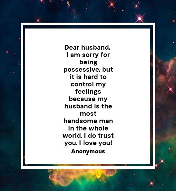 sorry quotes for husband