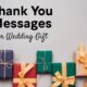 Best Thank You Notes for Wedding Gifts Wishes Messages and Quotes