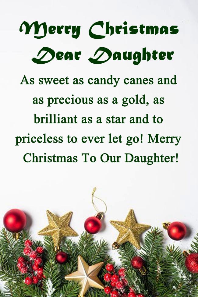 christmas verses for daughter
