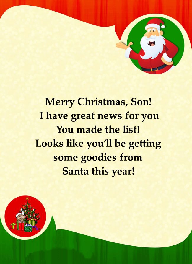 xmas wishes pictures for son