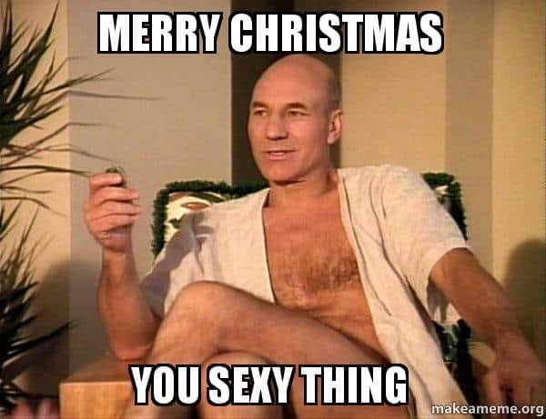 Sexy thing Merry christmas Meme