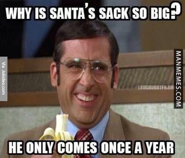 Why santas sack Merry christmas Meme