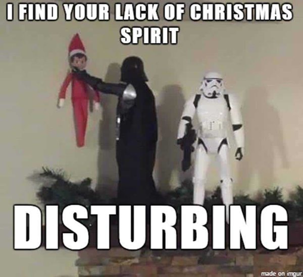 i find your lack of christmas spirit disturbing funny merry memes
