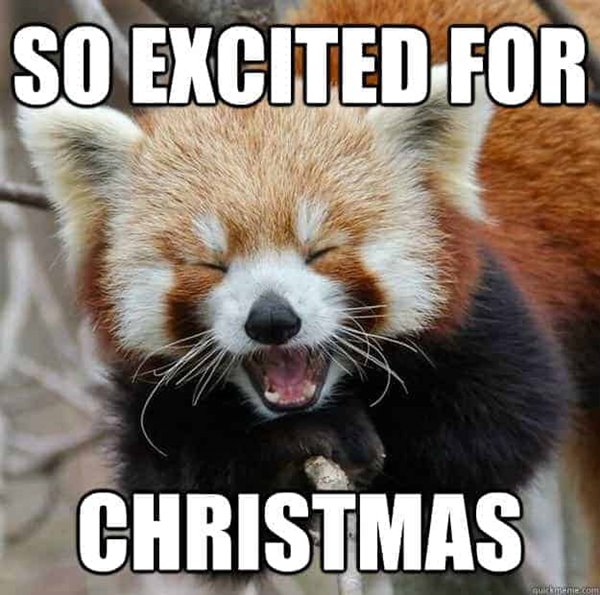 so excited merry christmas memes