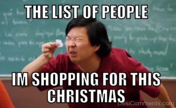 the list of people funny christmas memes