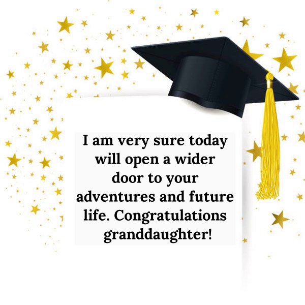 Funny High School Graduation Wishes for Granddaughter