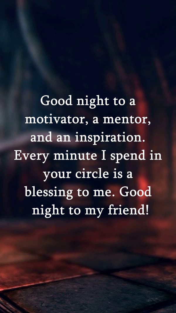 Good Night Greetings For Friends and Good Night Message For a Female Friend