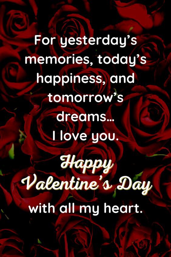 cute romantic valentine messages for her and images