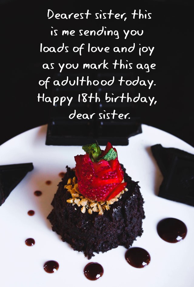 18th Birthday Quotes for Sister Happy Birthday Pictures