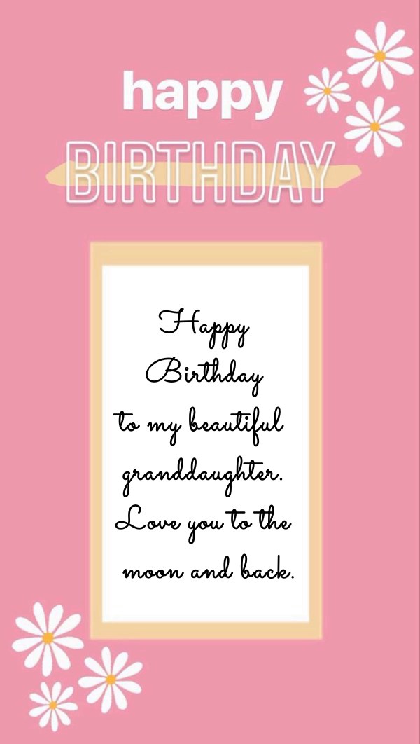 inspirational 13th birthday messages for granddaughter happy birthday pictures