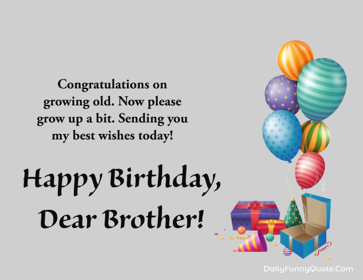 Happy Brother Birthday Wishes From Sister with Pictures