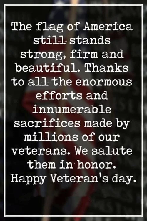 veterans day messages images
