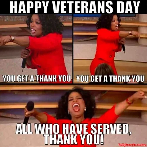 thank you veterans meme
