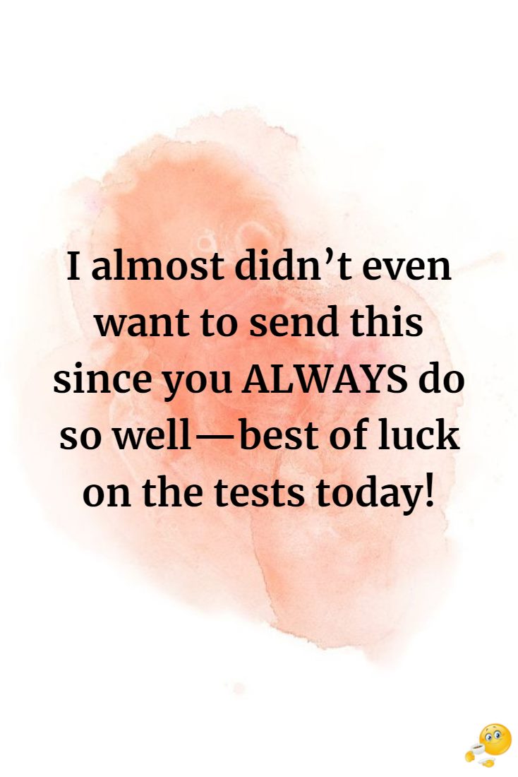 Good Luck Messages for Exams Funny Best 5