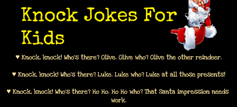 Christmas Knock Knock Jokes For Kids