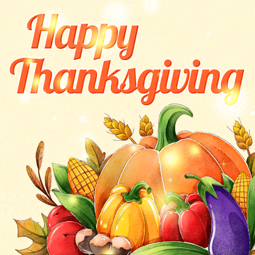 Wishing you a wonderful Thanksgiving and a happy holiday season