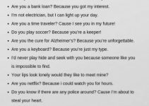 30 Pick Up Lines Love Flirty 30 Pick Up Lines Love Flirty