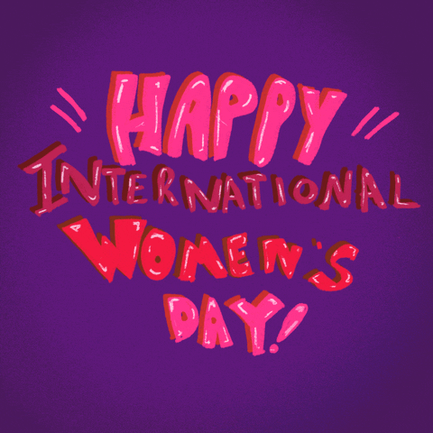 happy international womens day animated gif
